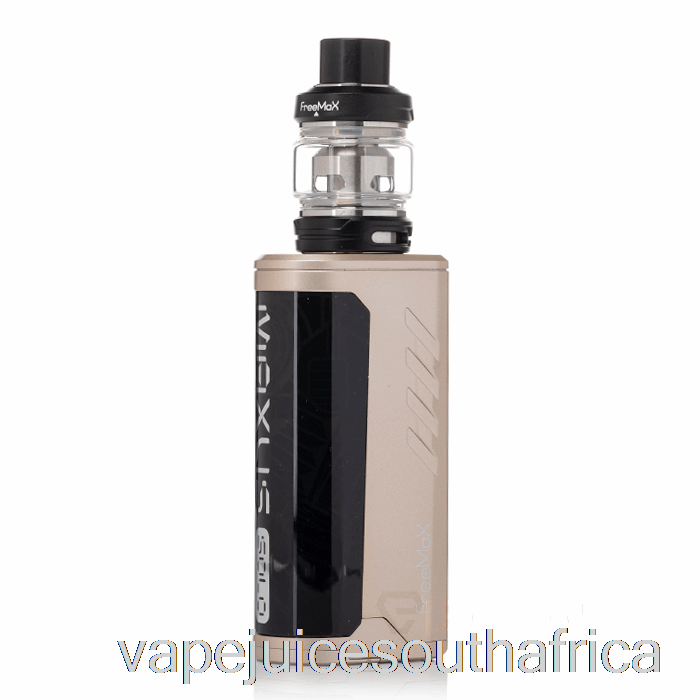 Vape Juice South Africa Freemax Maxus Solo 100W Starter Kit Golden